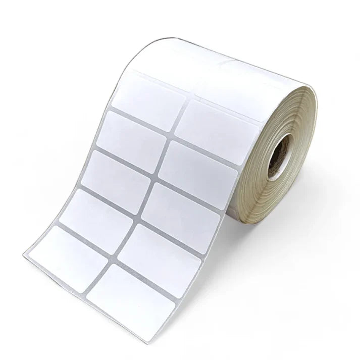 38×25 mm 1.5×1 Inch 2up Label Roll Direct Thermal DT Barcode | 4000 Stickers per Roll