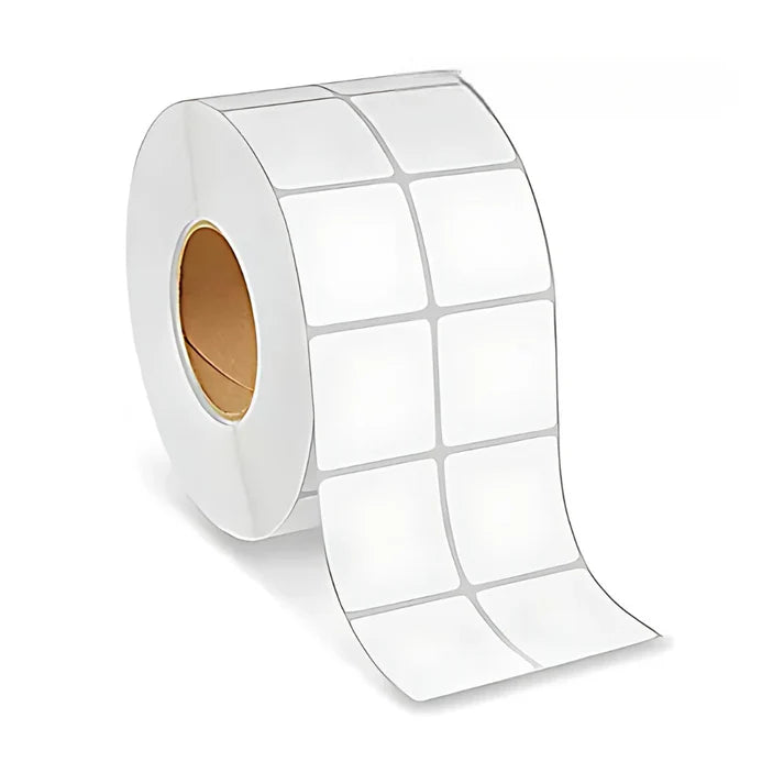 50×50 mm 2×2” 2up Chromo Label Roll Thermal Transfer Label | 2000 Stickers per Roll