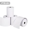 58mm 2 Inch Thermal Paper Roll | 55gsm/15meters | Pack of 25