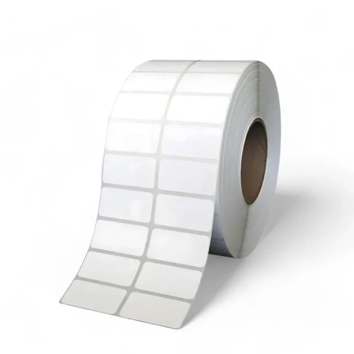 50×25 mm 2×1” 2up Label Roll Direct Thermal DT Barcode | 4000 Stickers per Roll