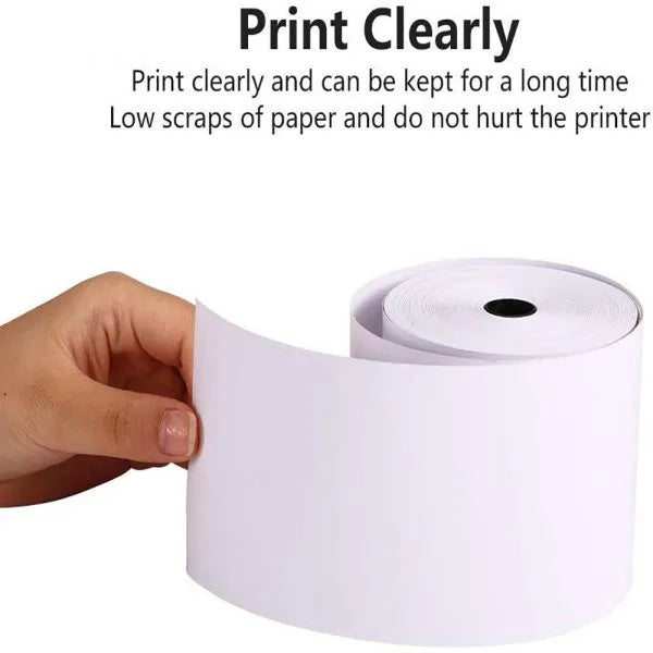 80mm 3 Inch Thermal Paper Roll | 55gsm/55dia | Pack of 25