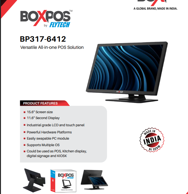 BP317-6412 POS System: Boxpos by Flytech