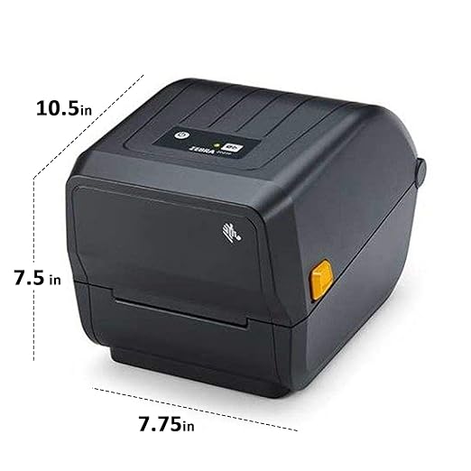 Zebra Technologies Zd230T Thermal Transfer Desktop Printer For Labels, Barcodes, Tags, And Wrist Band Printing 4 Inch Width & 6"/Sec Print Speed (ZD22042-T0GG00EZ, BIS 2020 Model), Black