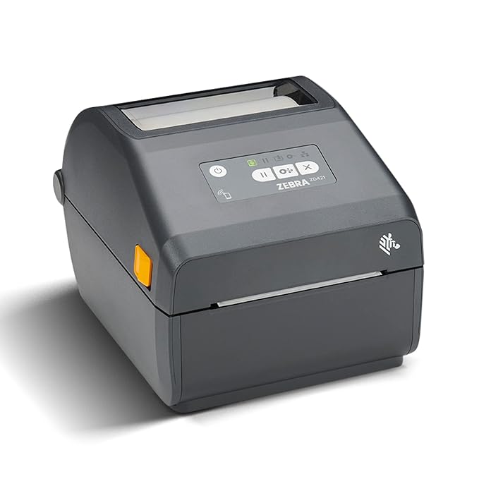 Zebra ZD421 Direct Thermal Desktop Printer 300 dpi Print Width 4-inch Wired USB Connectivity for Model Number ZD4A043-D01M00EZ, No Thermal Ribbon Required