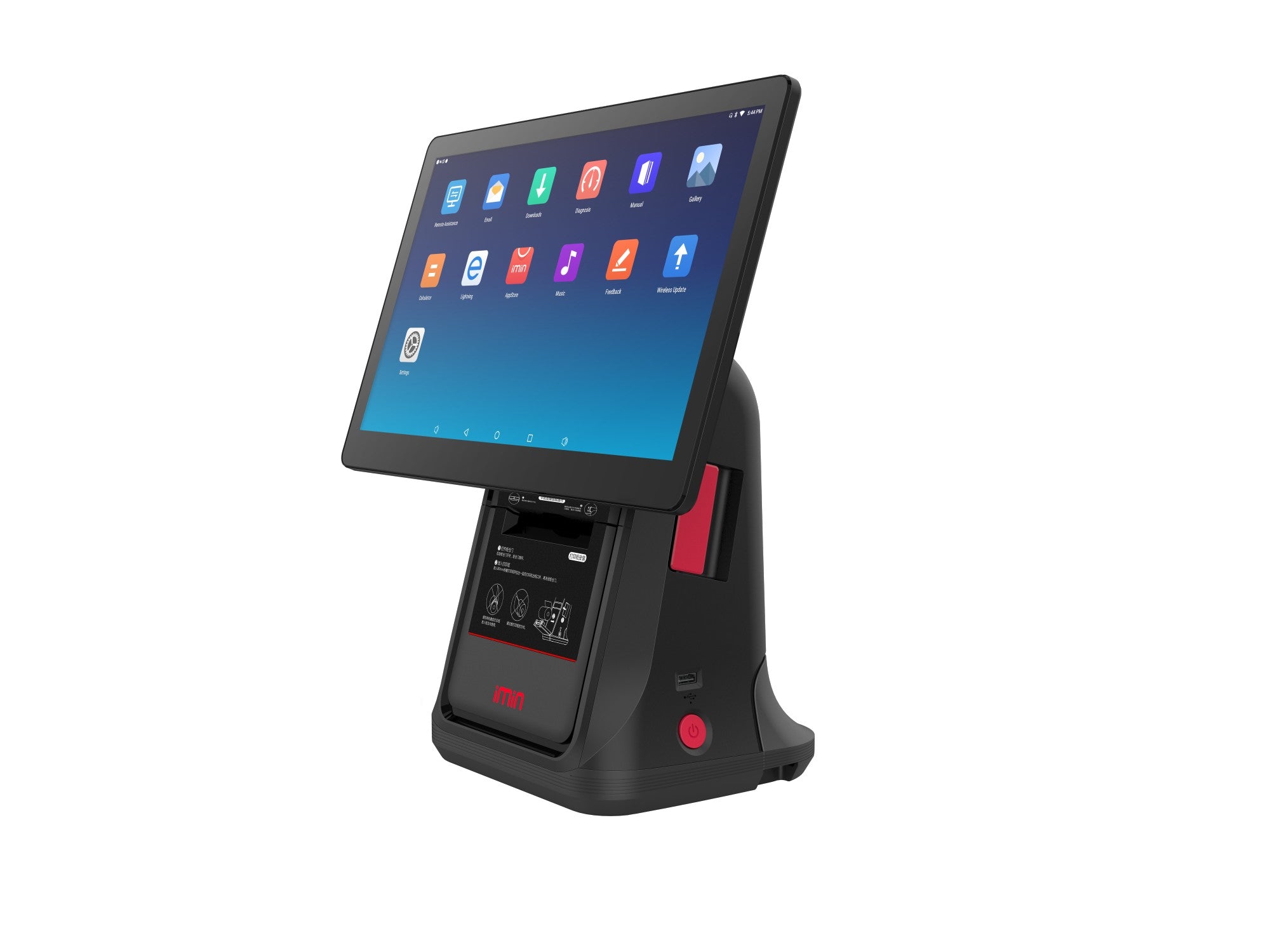 iMin D4 Pro 15.6-inch 4GB-32GB Inbuilt Printer All-in-One POS